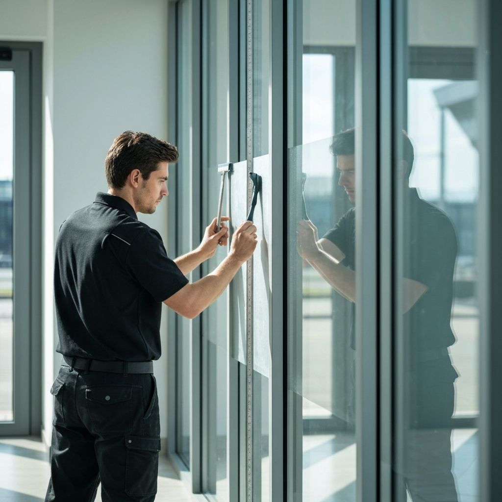 Manutenção profissional de insufilmes